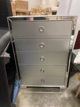 Load image into Gallery viewer, Chamblin Mirrored 5 Drawer Chest
