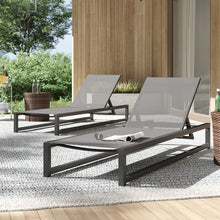 Load image into Gallery viewer, Gray Lindenberg Sun Lounger Set Of 2(1734RR)
