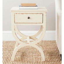 Load image into Gallery viewer, Maxine Vintage Cream Storage End Table 3096RR
