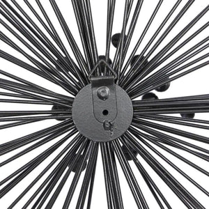 24 in. x 24 in. Black Metal  Glam Wall Decor (Set of 3) 4529RR