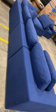Load image into Gallery viewer, Robesonia 158" Modular Corner Sectional Navy Blue 958CDR
