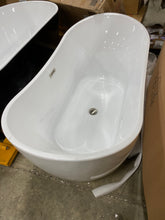 Load image into Gallery viewer, Woodbridge 59&quot;x 28&quot; Freestanding Soaking Bathtub AS IS(796)
