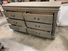 Load image into Gallery viewer, Emily 6 Drawer Double Dresser-Antique Grey
