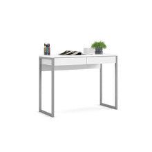 Load image into Gallery viewer, Chang Writing Desk- White High Gloss #3537rr
