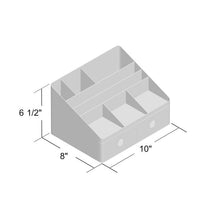 Load image into Gallery viewer, Dee Desk Organizer with Drawers White #71HW
