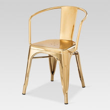 Load image into Gallery viewer, Carlisle Couture Metal Dining Chair Single Gold (1342)
