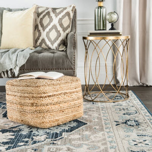 Liberty 18" Square Pouf Ottoman #744HW