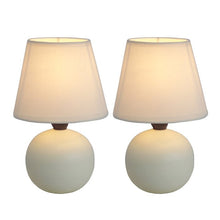 Load image into Gallery viewer, Mack &amp; Milo Mini Table Lamp Set Set of 2 Off White(1876RR)

