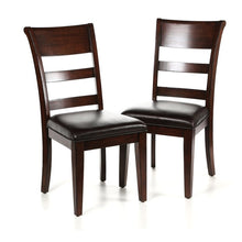 Load image into Gallery viewer, Fernson Upholstered Dining Chair Set of 2 Dark Cherry(1862RR)
