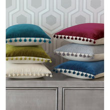 Load image into Gallery viewer, Plush Frou Cotton Lumbar Pillow HA9702
