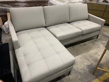 Load image into Gallery viewer, Corniche Leather 115&quot; Left Hand Facing Sectional
