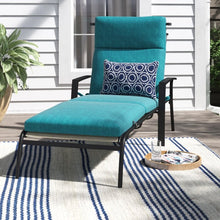 Load image into Gallery viewer, Indoor/Outdoor Chaise Lounge Cushion Single Aqua(1791RR)
