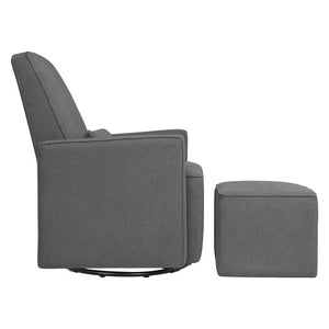 DaVinci Olive Glider and Ottoman Dark Gray(1411)