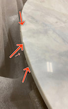 Load image into Gallery viewer, Mila Pedestal Coffee Table - White Marble, Brass *AS IS #512HW
