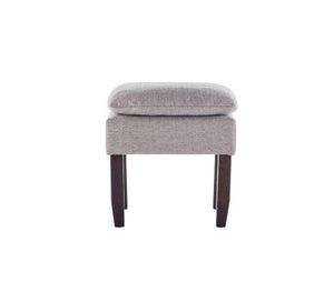 18" Square Pillowtop Ottoman Gray #1746HW