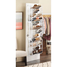 Load image into Gallery viewer, Rebrilliant 36 Pair Overdoor Shoe Organizer White(1633RR)
