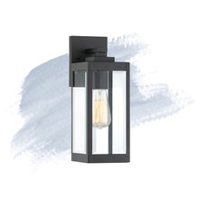 Load image into Gallery viewer, Kaylie Earth Black 1 - Bulb Outdoor Wall Lantern #93HW
