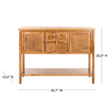 Load image into Gallery viewer, Samantha Medium Oak Buffet with Storage - #268CE

