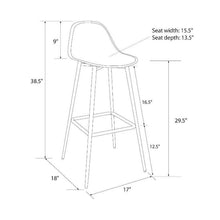 Load image into Gallery viewer, Copley Plastic Barstool Set of 3 White(461-3boxes)
