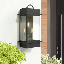 Load image into Gallery viewer, Watterson 3-Light Outdoor Wall Lantern Single Black(1489)
