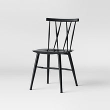 Load image into Gallery viewer, Becket Metal X Back Dining Chair Set of 2 Black(1857RR)
