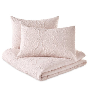 Alizeh Comforter Set King Blush Pink(1269)