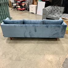 Load image into Gallery viewer, Norah Velvet 84&quot; Recessed Arms Sofa
