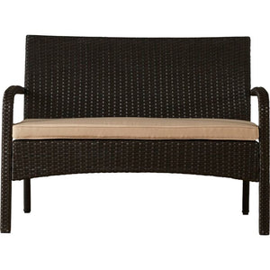 4 Piece Rattan Sofa Seating Group with Cushions #387HW