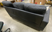 Load image into Gallery viewer, Wilhemine Sectional Piece with Ottoman Black
