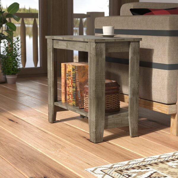 Balderston End Table Color: Dark Taupe #4572