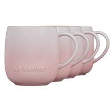Load image into Gallery viewer, Le Creuset Stoneware Coffee Mug Set of 4 Pink(1641RR)
