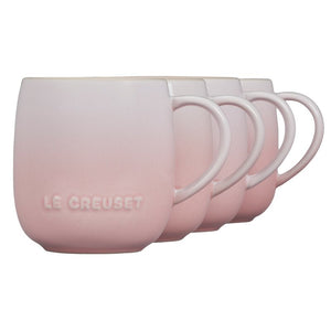 Le Creuset Stoneware Coffee Mug Set of 4 Pink(1641RR)