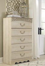 Load image into Gallery viewer, Catalina Antique White 5 Drawer Chest
