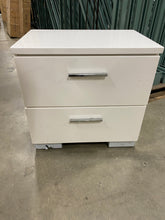 Load image into Gallery viewer, Hause 2 Drawer Nightstand White AS IS
