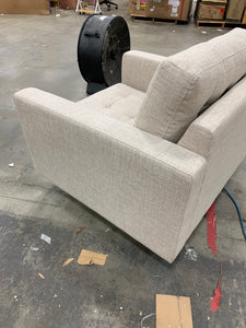 MODWAY Empress Upholstered Armchair in Beige