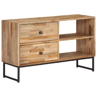 2 Drawer TV cabinet with 2 Drawers  #96-NT