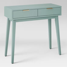 Load image into Gallery viewer, Hafley Two Drawer Console Table Smoke Green(1404)
