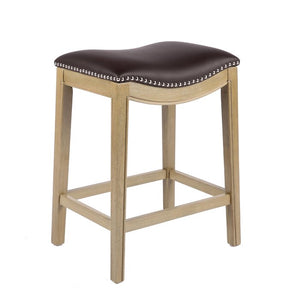 Wald Counter Stool Brown (Set of 2) 24.02'' H x 18.89'' W x 14.17'' D #60HW -(2Boxes)
