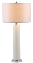 Load image into Gallery viewer, Ollie Cream 31.5" Faux Leather Table Lamp - (Set of 2) 458CDR
