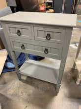 Load image into Gallery viewer, Antique Gray Wedgewood 23.6&quot; Console Table
