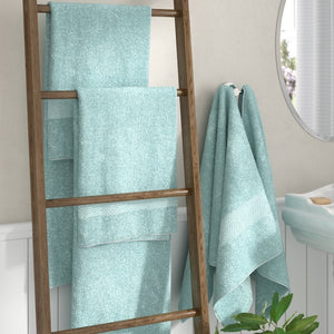 Giltner Luxury Soft Cotton Bath Towel Set of 4 Aqua(590)