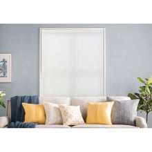 Load image into Gallery viewer, White Top-Down Bottom-Up Semi-Sheer Cellular Shade #688HW
