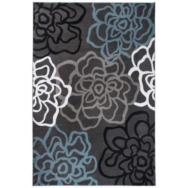 Contemporary Modern Floral Flowers Area Rug(1878RR)