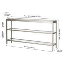 Load image into Gallery viewer, Southall Console Table Silver 29” x 55”(1835RR)
