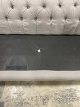 Load image into Gallery viewer, Aida 85&quot; Wide Rolled Arm Chesterfield Sofa Gray
