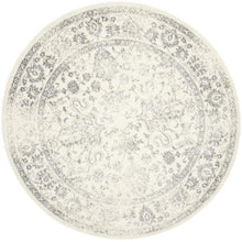 Load image into Gallery viewer, Adirondack Ivory/Silver 6 ft. x 6 ft. Round Area Rug(1654RR)
