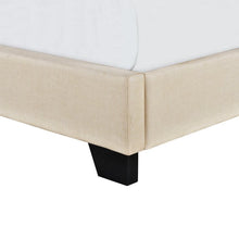 Load image into Gallery viewer, King Beige Charlie Upholstered Standard Bed #621HW
