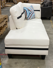 Load image into Gallery viewer, Lifestyle Furniture, Faux Leather, White CHAISE ONLY
