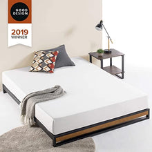 Load image into Gallery viewer, Suzanne Metal and Wood 6” Platforma Bed Frame Full Brown(1365)
