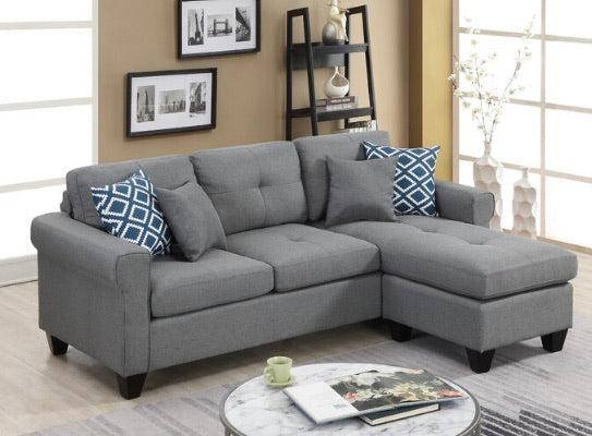 Chauncy 86” Right Hand Facing Modern Sectional #4546